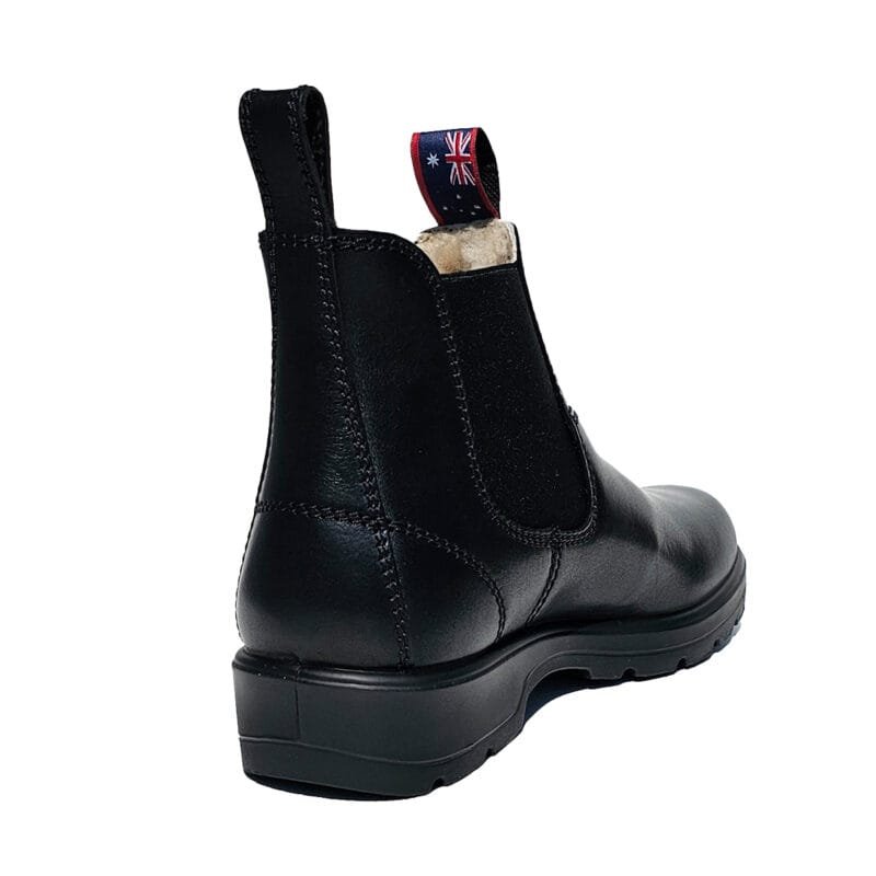 BRISBANE schwarz LAMMFELL