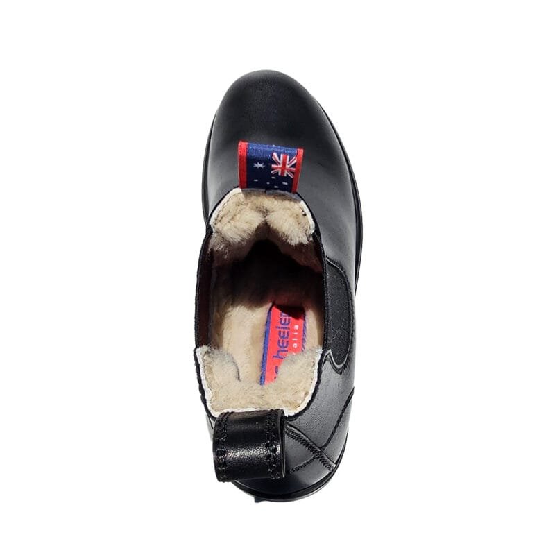 BRISBANE schwarz LAMMFELL