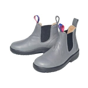 OUTBACK KIDS LAMMFELL grau schwarz